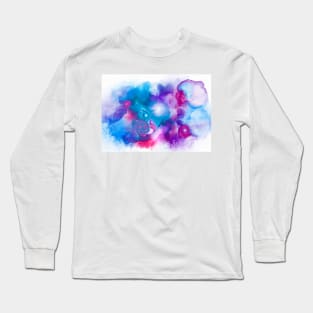 Soft Colourful Fluid art Long Sleeve T-Shirt